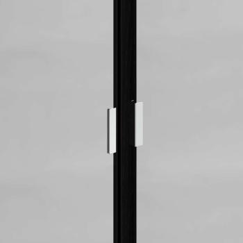 Badezimmerschrankset 3 pcs Schwarz Eichen-Optik Holzwerkstoff