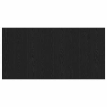 Kopfteil mit Nachttischen 3 pcs Schwarz Eichen-Optik