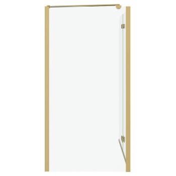 Duschabtrennung Gold 120 x 68 x 130 cm ESG-Glas und Aluminium