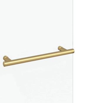 Duschabtrennung Gold 95 x 140 cm ESG-Glas und Aluminium