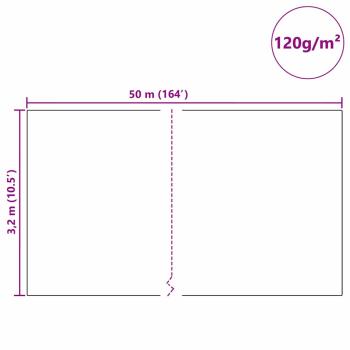 Frostschutz-Pflanzen-Vlies Grün 50 x 3,2 m Vliesstoff