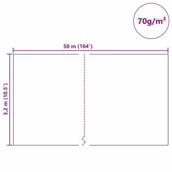 Frostschutz-Pflanzen-Vlies Beige 50 x 3,2 m Vliesstoff