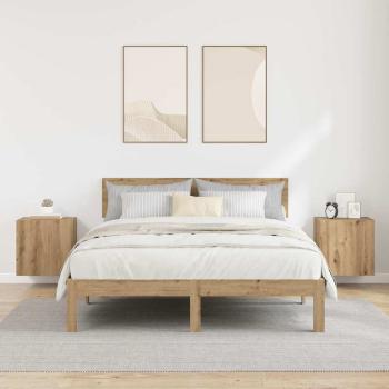 TV-Wandregale 2 pcs Artisan-Eiche 40,5x30x40cm Holzwerkstoff