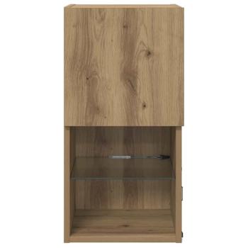 Wandmontierte TV-Schränke 2 pcs Artisan-Eiche 30,5 x 30 x 60 cm