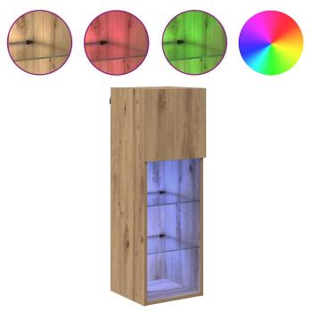 Wandmontierte TV-Schränke 2 pcs Artisan-Eiche 30,5 x 30 x 90 cm