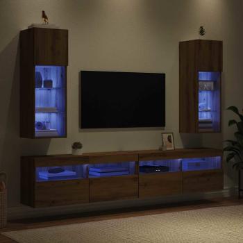 Wandmontierte TV-Schränke 2 pcs Artisan-Eiche 30,5 x 30 x 90 cm