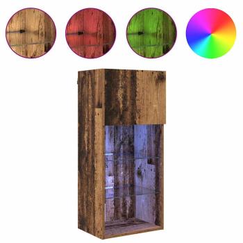 Wandmontierte TV-Schränke 2 pcs Altholz 40,5 x 30 x 90 cm