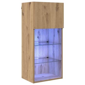 Wandmontierter TV Schrank Artisan-Eiche 40,5 x 30 x 90 cm