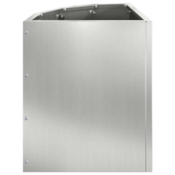 Eckpflanzer Silber 30 x 30 x 35 cm Verzinkter Stahl