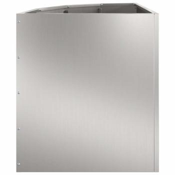 Eckpflanzer Silber 45 x 45 x 50 cm Verzinkter Stahl