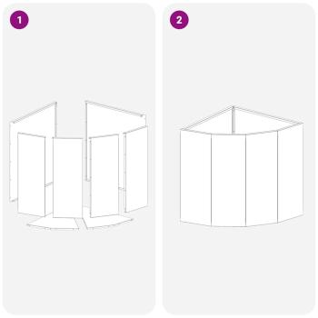 Eckpflanzer Rostig 45 x 45 x 50 cm Wetterfeststahl