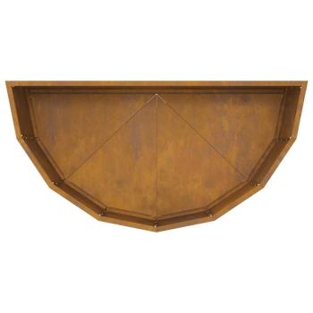 Pflanzkübel Rostig 90 x 45 x 35 cm Wetterfeststahl