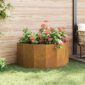Pflanzkübel Rostig 120 x 60 x 50 cm Wetterfeststahl