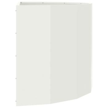 Pflanzkübel Weiß 90 x 45 x 50 cm Stahl