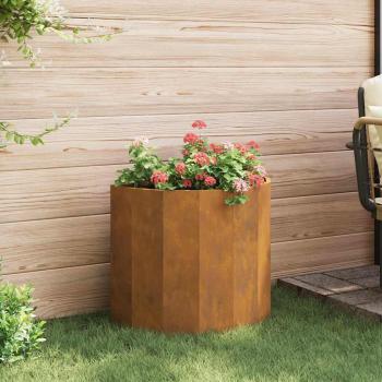 Pflanzkübel Rostig 60 x 30 x 50 cm Wetterfeststahl