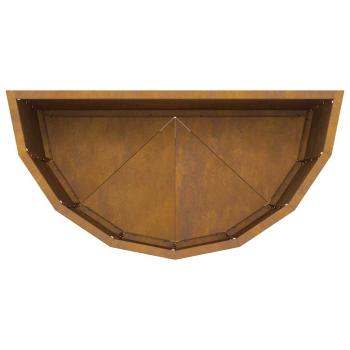 Pflanzkübel Rostig 60 x 30 x 50 cm Wetterfeststahl