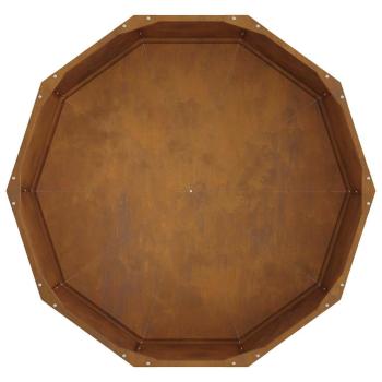 Pflanzkübel Rostig 90 x 90 x 35 cm Wetterfeststahl