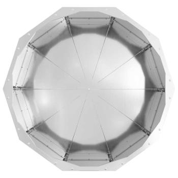 Pflanzkübel Silber 60 x 60 x 35 cm Verzinkter Stahl