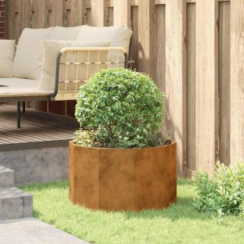Pflanzkübel Rostig 60 x 60 x 35 cm Wetterfeststahl