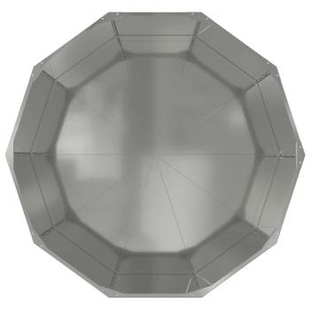 Pflanzkübel Silber 120 x 120 x 50 cm Verzinkter Stahl