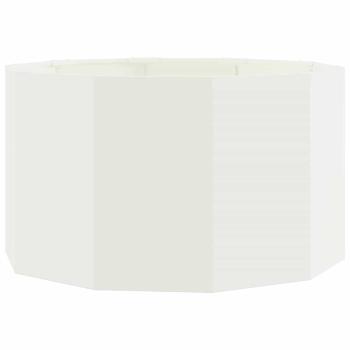 Pflanzkübel Weiß 90 x 90 x 50 cm Stahl