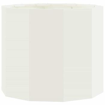 Pflanzkübel Weiß 60 x 60 x 50 cm Stahl