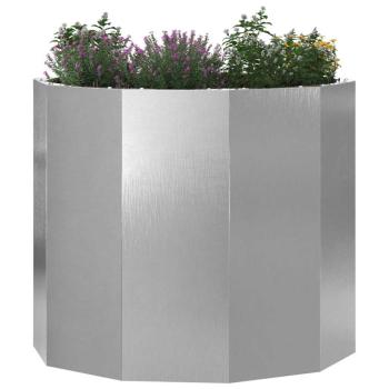 Pflanzkübel Silber 60 x 60 x 50 cm Edelstahl