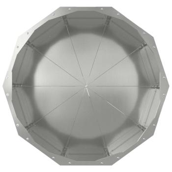 Pflanzkübel Silber 60 x 60 x 50 cm Verzinkter Stahl