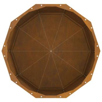 Pflanzkübel Rostig 60 x 60 x 50 cm Wetterfeststahl