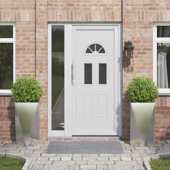 ARDEBO.de - Pflanzkübel 2 pcs Silber 40 x 40 x 75 cm Edelstahl