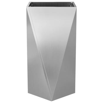 Pflanzkübel Silber 40 x 40 x 75 cm Verzinkter Stahl