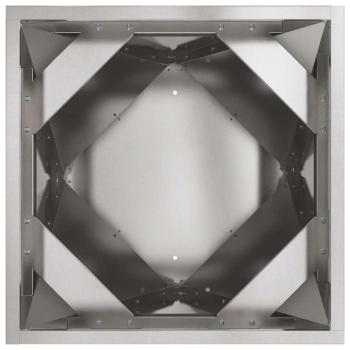 Pflanzkübel Silber 50 x 50 x 75 cm Edelstahl