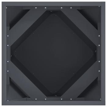 Pflanzkübel 2 pcs Anthrazit 40 x 40 x 40 cm Stahl