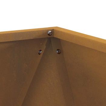 Pflanzkübel 2 pcs Rostig 40 x 40 x 40 cm Wetterfeststahl