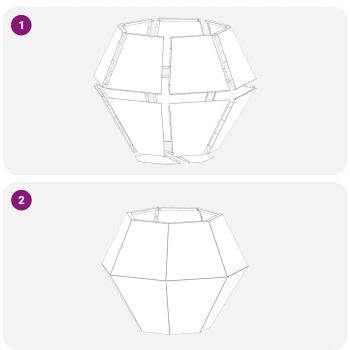 Pflanzkübel 2 pcs Silber 75 x 75 x 60 cm Verzinkter Stahl