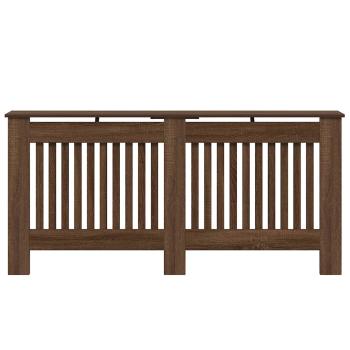 Heizkörperabdeckung Braun Eichen-Optik 172x19x81,5cm