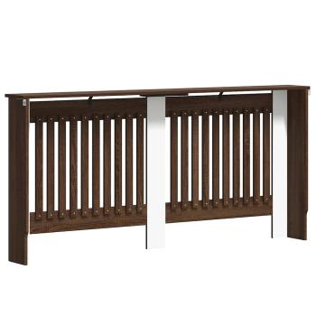 Heizkörperabdeckung Braun Eichen-Optik 172x19x81,5cm