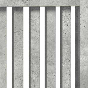 Heizkörperabdeckung Beton Grau 172 x 19 x 81,5 cm Holzwerkstoff