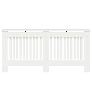 Heizkörperabdeckung Hochglanz Weiß 172 x 19 x 81,5 cm