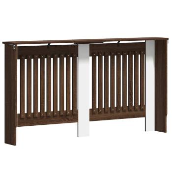 Heizkörperabdeckung Braun Eichen-Optik 152 x 19 x 81,5 cm