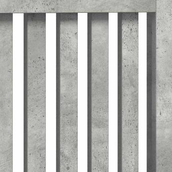 Heizkörperabdeckung Beton Grau 152 x 19 x 81,5 cm Holzwerkstoff