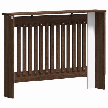 Heizkörperabdeckung Braun Eichen-Optik 112 x 19 x 81,5 cm