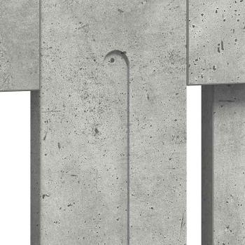 Heizkörperabdeckung Beton Grau 112 x 19 x 81,5 cm Holzwerkstoff