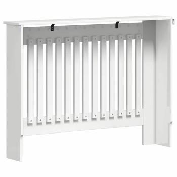 Heizkörperabdeckung Hochglanz Weiß 112 x 19 x 81,5 cm