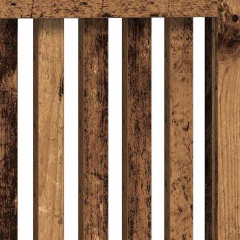 Heizkörperabdeckung Altholz 112 x 19 x 81,5 cm Holzwerkstoff