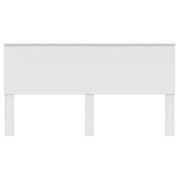 Kopfteil mit Kopfteil Weiß 200 cm Holzwerkstoff