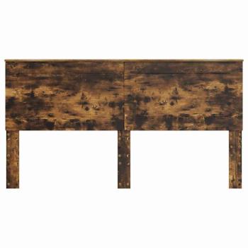 Kopfteil mit Kopfteil Geräucherte Eiche 200 cm Holzwerkstoff