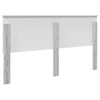 Kopfteil mit Kopfteil Graues Sonoma 200 cm Holzwerkstoff