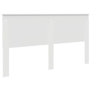 Kopfteil mit Kopfteil Weiß 180 cm Holzwerkstoff