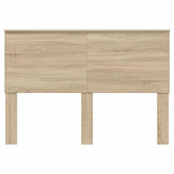 Kopfteil mit Kopfteil Sonoma-Eiche 150 cm Holzwerkstoff
